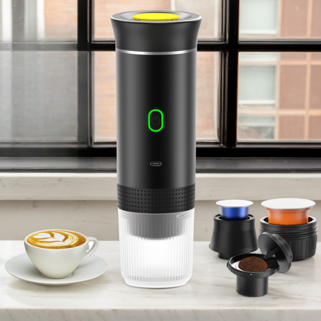 Compact Portable Coffee Maker | USB Charging & Temperature Control 0