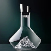 Elegant Crystal Wine Decanter | Modern Iceberg Design & Lead-Free Glass 5