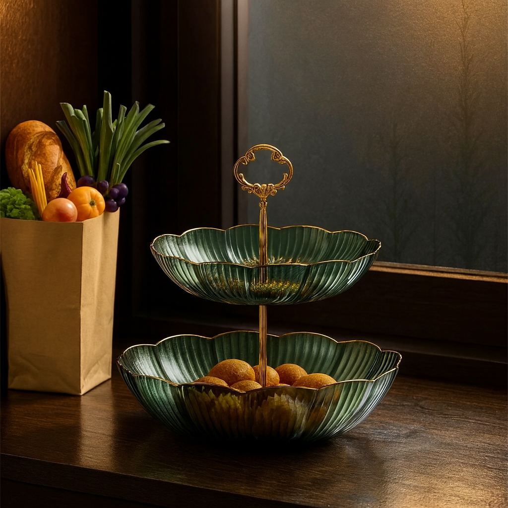 Modern Table Bowl | Space-Saving Kitchen Rack