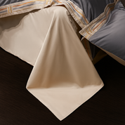 Luxurious Cotton Satin Bedding Set | Breathable Duvet Covers & Elegant Embroidery