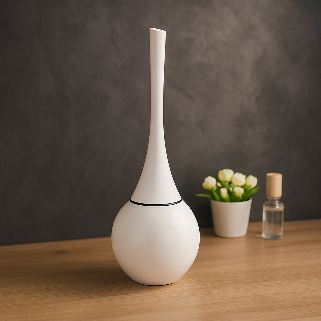 Modern Toilet Brush Set | Stainless Steel Holder & Hygienic Design