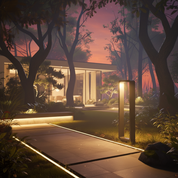 Sleek LED Ground Spotlights | Weather-Resistant Outdoor Lighting