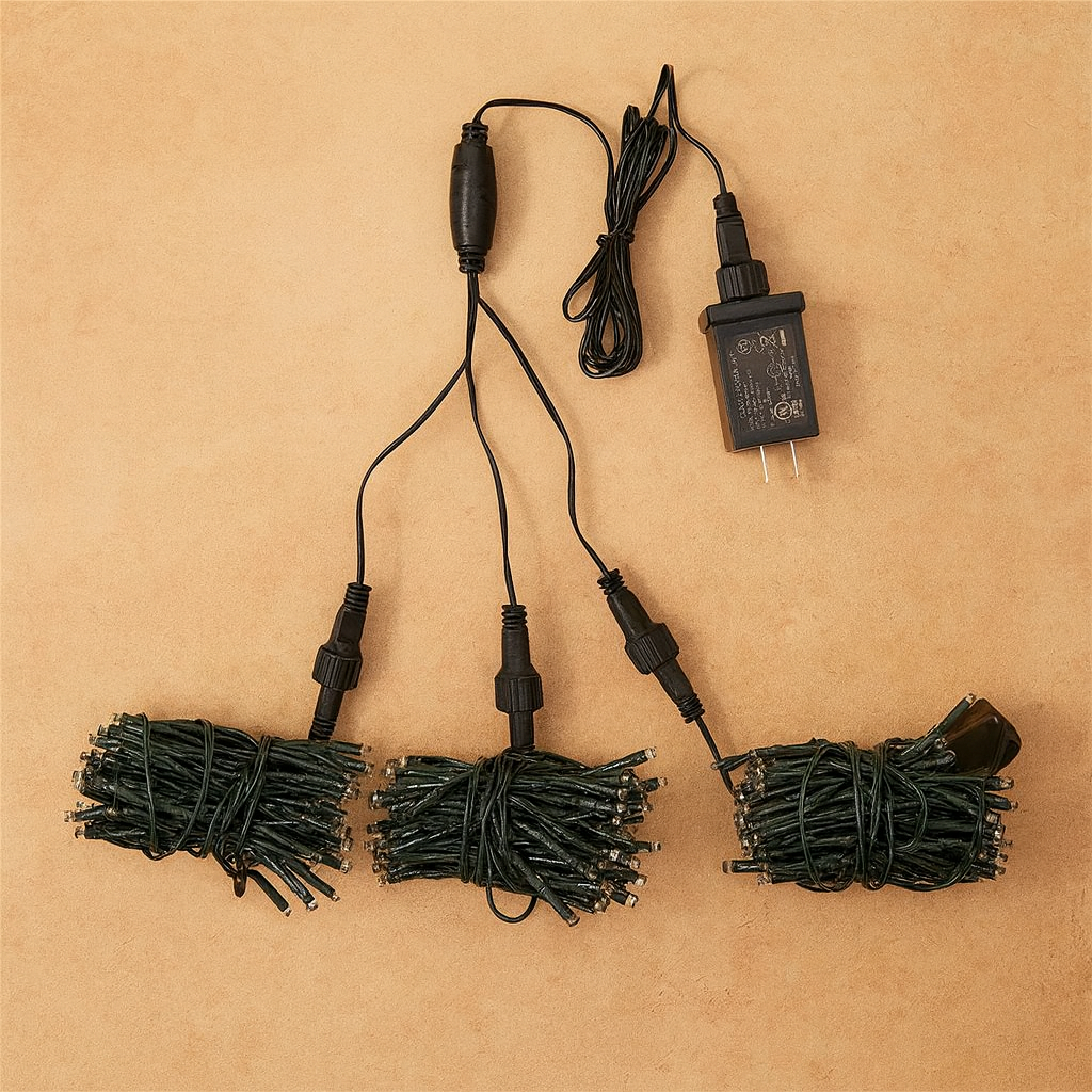 Sparkling LED Garland | Lighted Meteor Shower Effect Outdoor