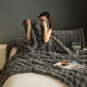 Ultra-Soft Fluffy Fleece Blanket | All-Season Comfort & Cozy Fleece Throw